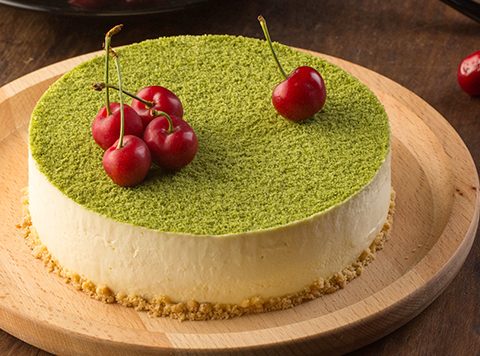 樱桃熔岩冻芝士